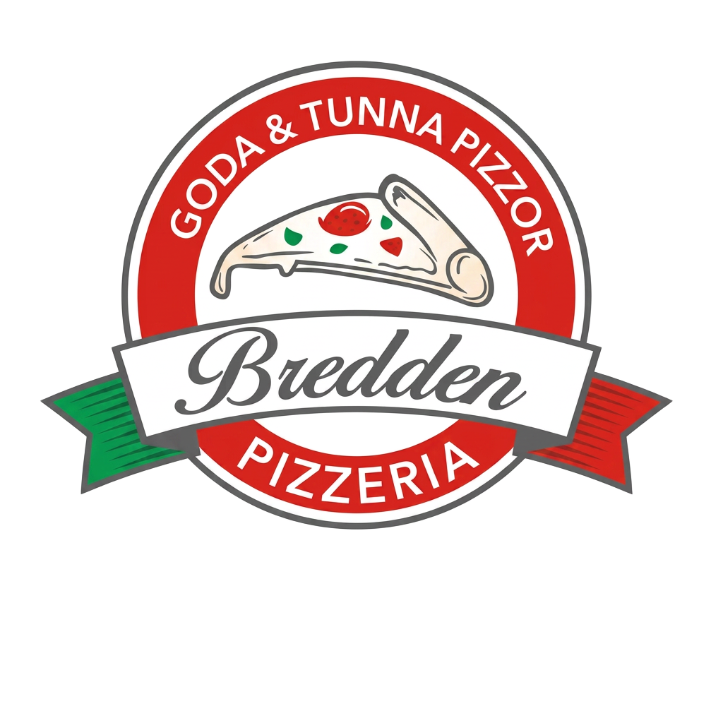 Bredden Pizzeria logotyp